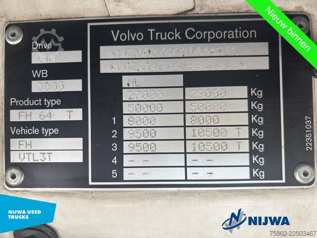 Standaard-SZM Volvo FH 500 6x4 Schuifschotel + Xenon