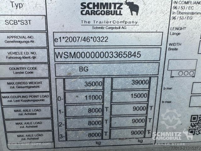 Semi-reboque aberto com lona Schmitz Cargobull Curtainsider Standard