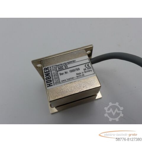 Hübner component Hübner HEAG 164-15 Verstärker SN: 1555758 + ACC 93 Sensor !