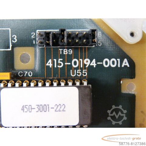 Hurco Component Hurco Process Board 415-0194-001A mit Dual RS232 Board