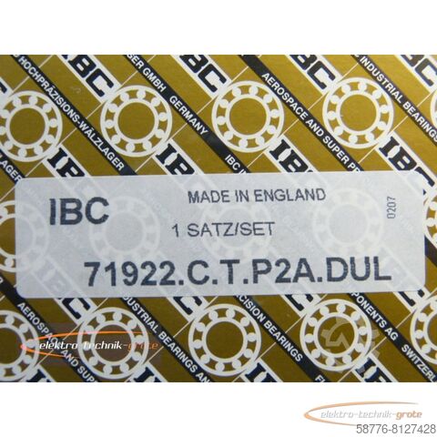 IBC-component IBC 71922 Spindellager Satz = 2 Stück !