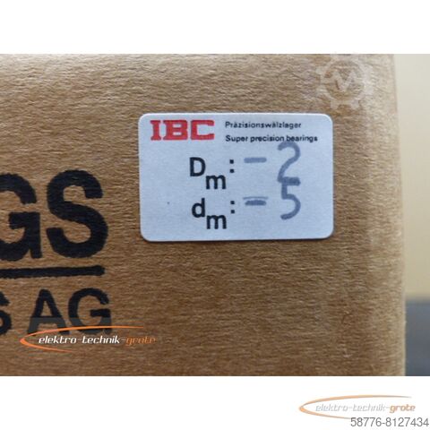 IBC-component IBC 71940 M Schrägkugellager Satz = 4 Stück !