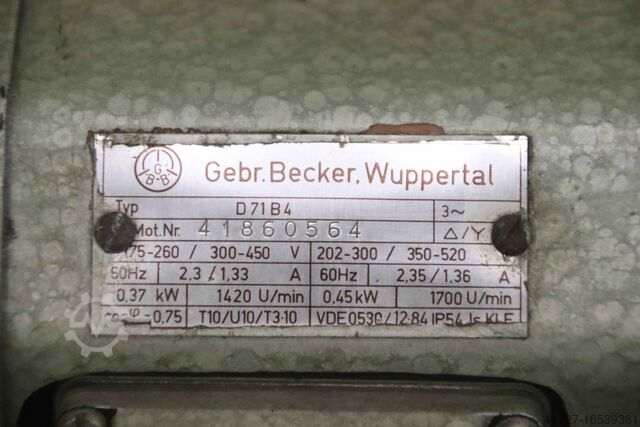 Bomba de vacío 10 m³/h Becker VT 3.10