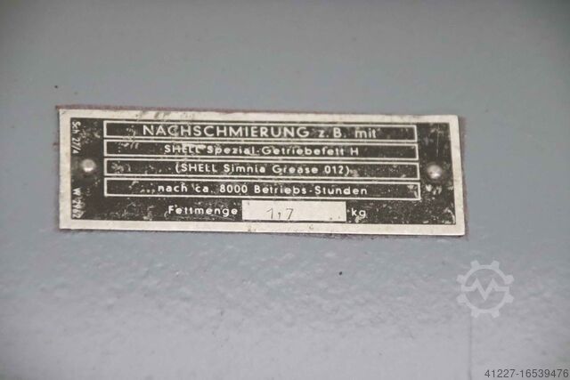 Växelmotor 3 kW 82 rpm Bauer D 146/176