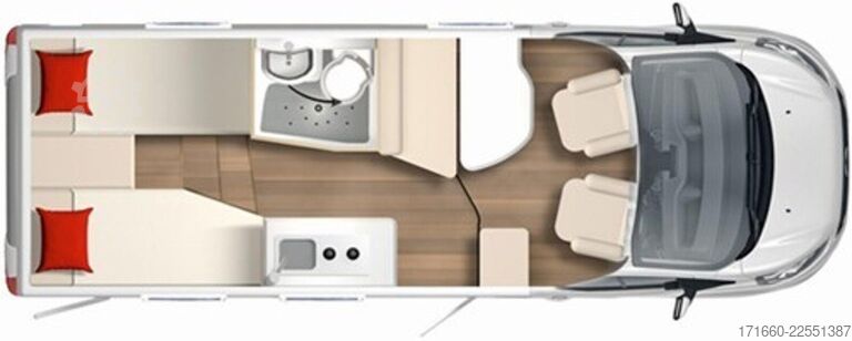 Half-integraal camper BÜRSTNER Lineo T 620 G