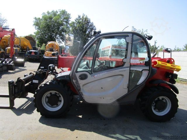 Telehandler krut Manitou MT 625 - 6m 2,5 Ton. mit Palettengabel + Schnellwe