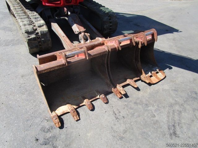 Mini bager Takeuchi TB 230 - POWERTILT + hydr. Schnellwechsler + 4 Löf