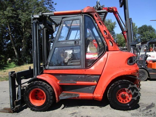 Dizel viljuškari Linde H80D-02 Zinkenversteller + Duplex-Freisichtmast