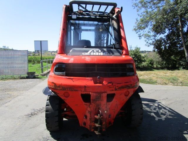 Dizel viljuškari Linde H80D-02 Zinkenversteller + Duplex-Freisichtmast