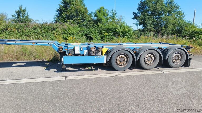 Semi-remorque à carrosserie interchangeable WEB-TRAILER Web-Trailer Genset Kühlagrigat 3x Vorhanden