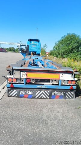 Semi-remorque à carrosserie interchangeable WEB-TRAILER Web-Trailer Genset Kühlagrigat 3x Vorhanden