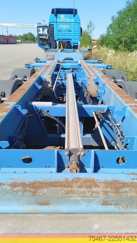 Semi-remorque à carrosserie interchangeable WEB-TRAILER Web-Trailer Genset Kühlagrigat 3x Vorhanden