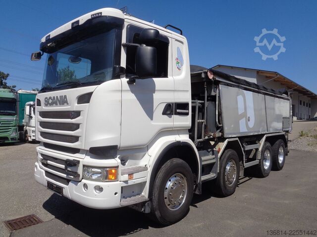 Wywrotka SCANIA R450 8x4 Schubboden/Abschiebemulde