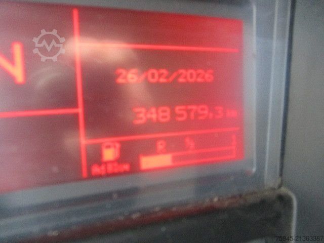 Kamion sa ravnom platformom i ceradom RENAULT D12/280, LBW, TÜV 03/2026