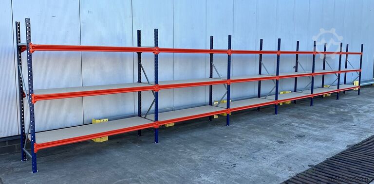 Rayonnage de stockage à grande portée ca. 11,46 lfm. Weitspannregale H: 200 cm T: 60 cm , 400 kg Fachlast , 3 Ebenen