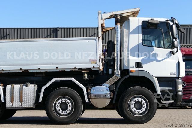 Driezijdige kipper DAF CF 85.410 Dreiseitenkipper 8x4 Blatt Euro 5