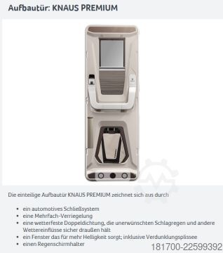 Caravana Knaus Sport 420 QD 1500kg*PLATINUM Paket*Dusche