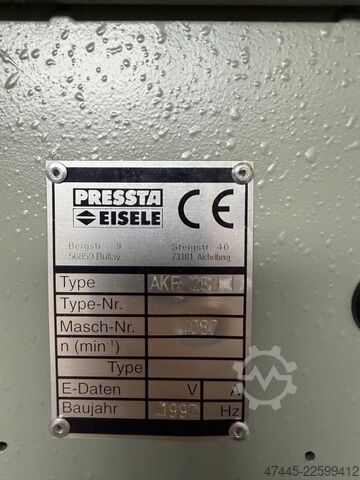 Freza de capăt Pressta Eisele AKF 250
