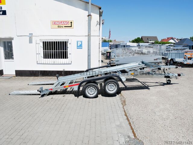 Autotransporter TEMA TEMARED CarFlat 4018U 400x185cm 2000kg Autotrailer ankippbar