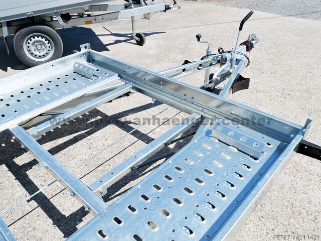 Autotransporter TEMA TEMARED CarFlat 4018U 400x185cm 2000kg Autotrailer ankippbar