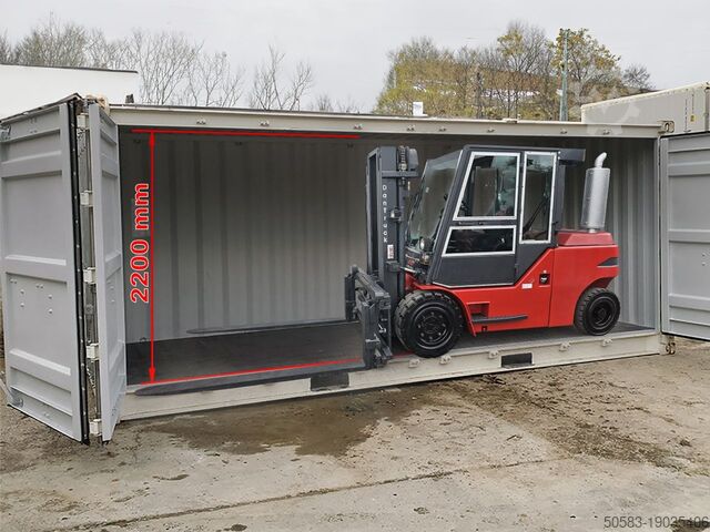 Diesel gaffeltrucks Dan Truck 8450DG Container-Indoor-Stapler -TRIPLEX