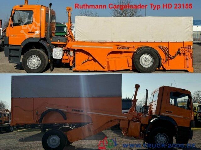 Samochód z wymienną zabudową Mercedes-Benz 1823 Ruthmann Cargoloader Niederflurhubwagen
