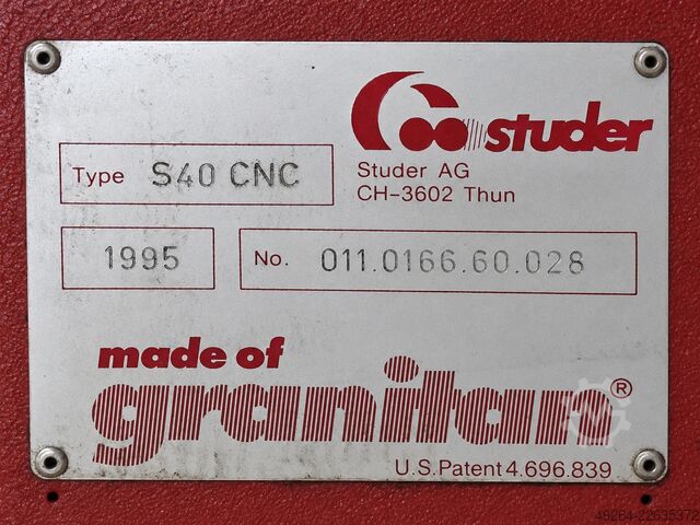 Silindirik taşlama makinesi Studer S40