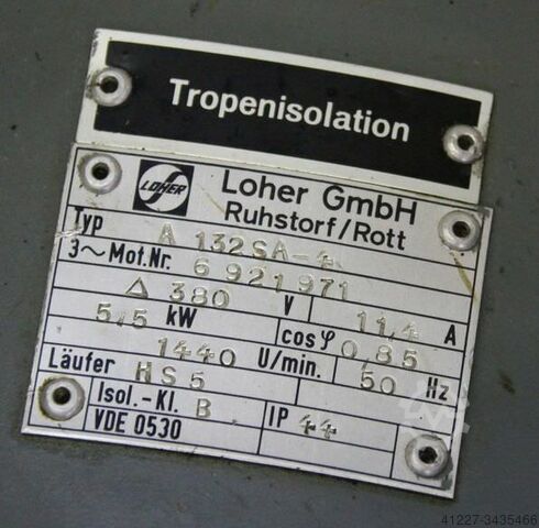 Electric motor 5.5 kW 1440 Rpm Loher A132SA-4