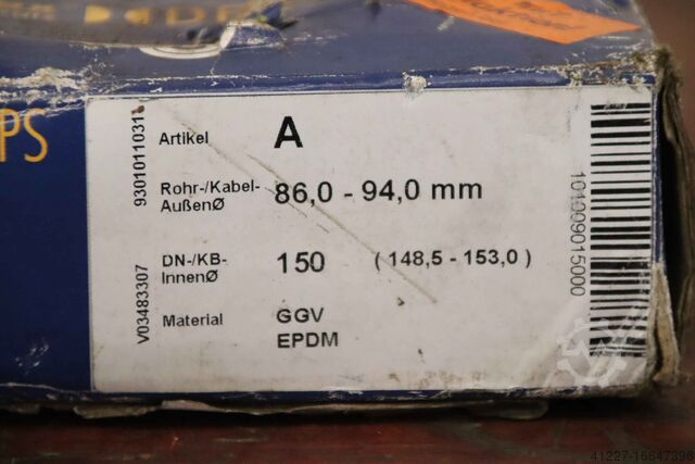 Dichtungseinsatz DOYMA A DPS DN 150, für 86,0 - 94,0 GGV / EPDM