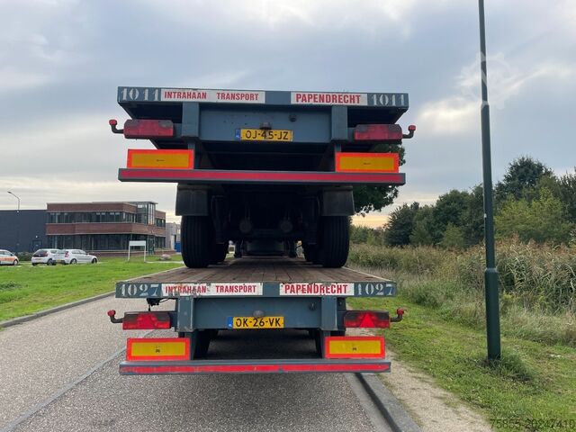 Platte bak Haan OPL45 Heavy Duty / Rungen-Potholes /BPW / 2x Li...