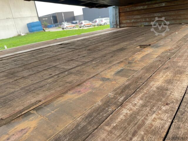 Platte bak Haan OPL45 Heavy Duty / Rungen-Potholes /BPW / 2x Li...