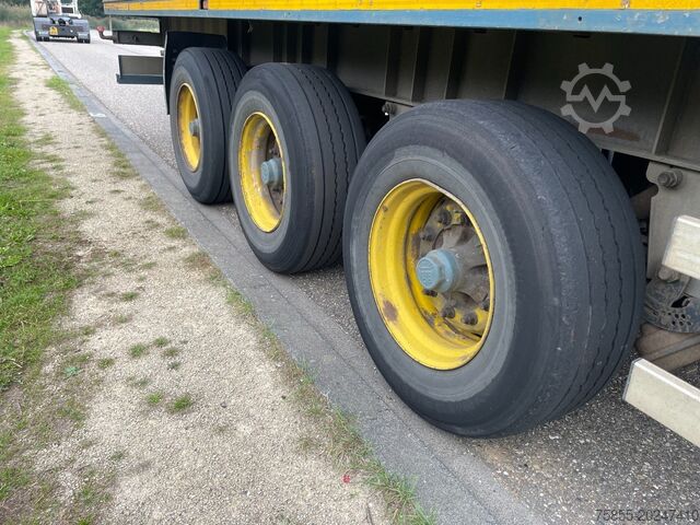 Platte bak Haan OPL45 Heavy Duty / Rungen-Potholes /BPW / 2x Li...