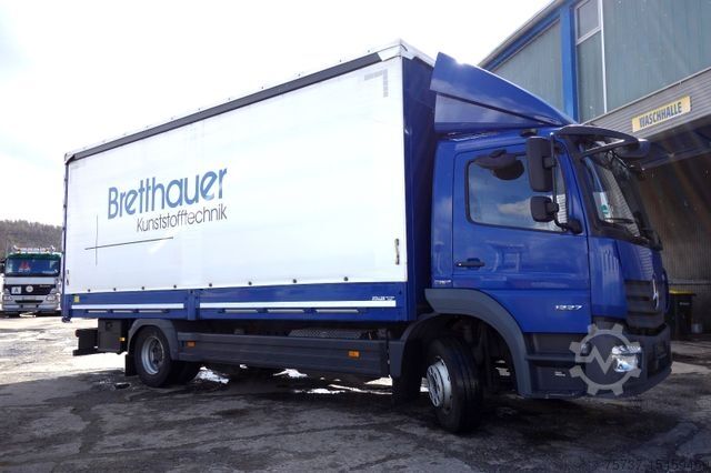 Plattewagen met zeil MERCEDES-BENZ 1227 L AHK