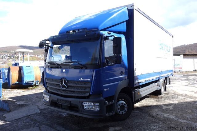 Plattewagen met zeil MERCEDES-BENZ 1227 L  AHK