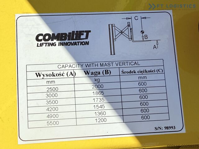 Vierwegheftruck Combilift WR-4 / TRIPLEX 5500 / NEW / 420AH