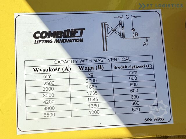 Vierwegheftruck Combilift WR-4 / TRIPLEX 5500 / NEW / 420AH