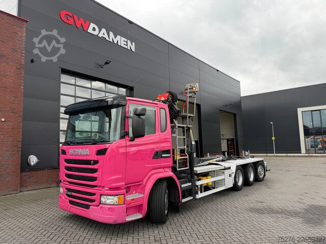 Hakenarmsystem Scania G410 8x4 Haaksysteem / kraan Euro 6 Retarder