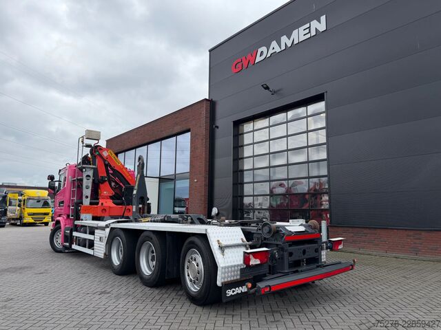 Hakenarmsystem Scania G410 8x4 Haaksysteem / kraan Euro 6 Retarder