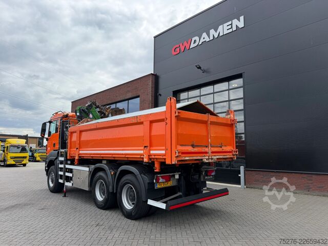 Kipper mit Kran MAN TGS 26.400 6x6 Kipper / Z kraan  Euro 6