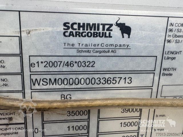 Otevřený návěs s plachtou Schmitz Cargobull Curtainsider Standard