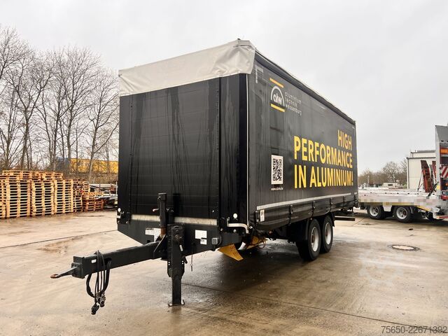 Reboque aberto com lona Fliegl TPS135  13,5 t Tandemplanenanhänger, neuwertig