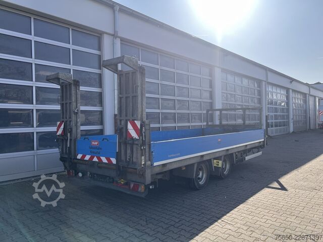 Reboque com plataforma rebaixada Humbaur HBTZ 136224 TA-BS  13,6 t Tandemtieflader