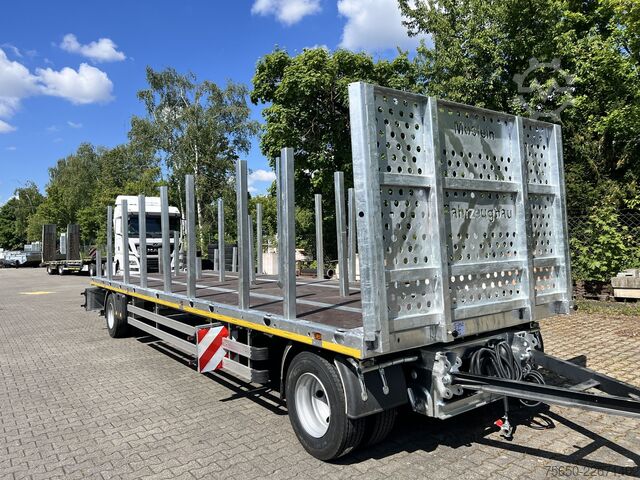 Reboque aberto Möslein T 2 Plato 8,6m  2 Achs Jumbo- Plato- Anhänger