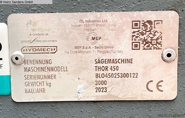 Bandsäge MEP THOR 450