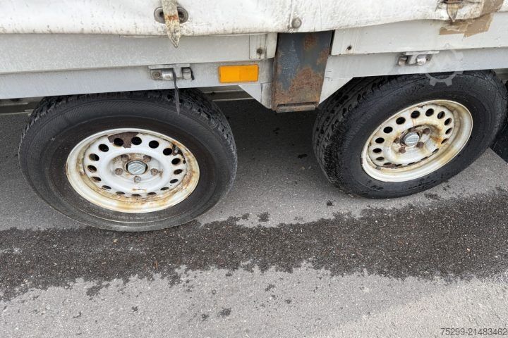 Anhänger mit Pritsche & Plane  TPB3500 Plane / Swiss-Vehicle