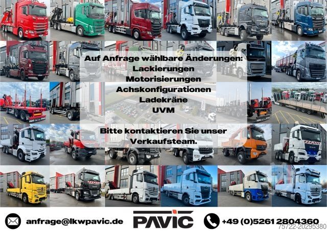 Houttransportwagen  LADEKRAN LOGLIFT F251S 80A