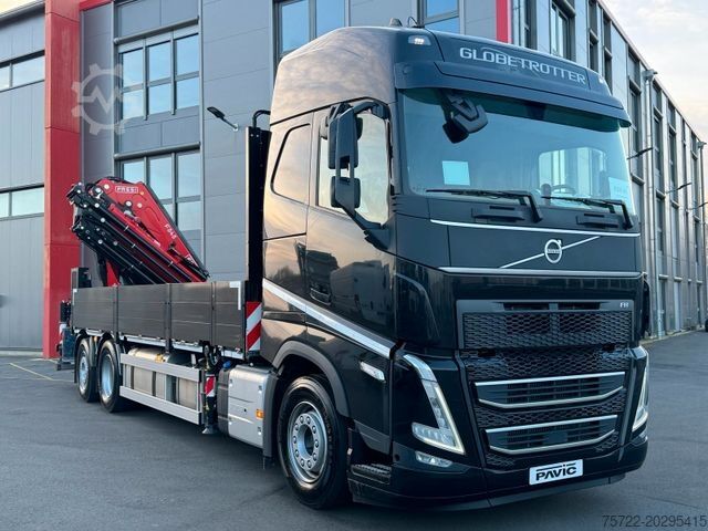 Jeřáb na nákladním automobilu VOLVO FH 500 6x2 Container-Pritsche/FASSI 545RA.2.28