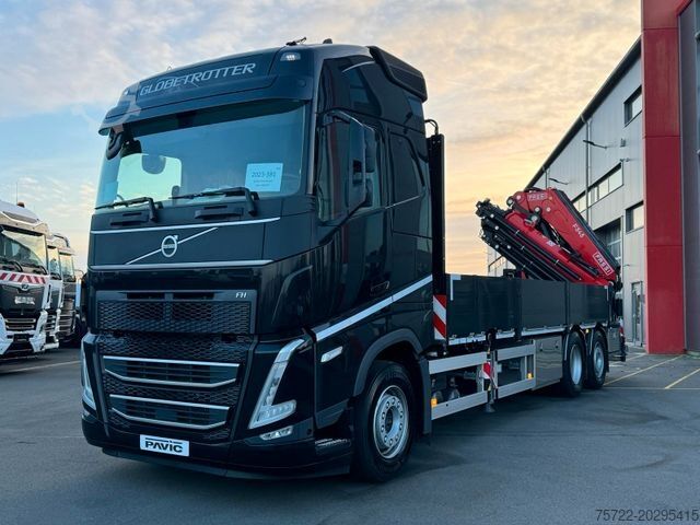 Jeřáb na nákladním automobilu VOLVO FH 500 6x2 Container-Pritsche/FASSI 545RA.2.28