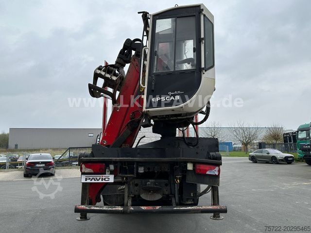 Houttransportwagen MAN TGX 26 580 6x4 BL Epsilon M12Z83 Kabinen-Kran