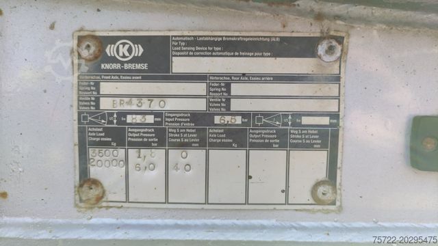 Holztransport Anhänger  GLOGGER SHE 2,6/20 NACHLÄUFER FÜR LANGMATERIAL